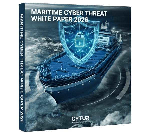 해양 보안과 사이버 공격 방어를 위한 CYTUR 백서 표지 이미지.